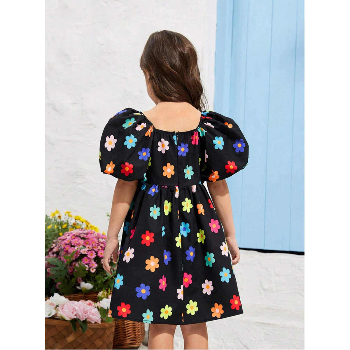 BabyGirl's Floral Dresses_Frocks (Combo Pack Of 3) for Kids.