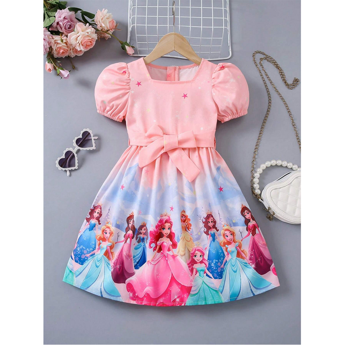 Girl's Cotton Designer Frocks & Dresses (Combo Pack Of 5) for Kids.