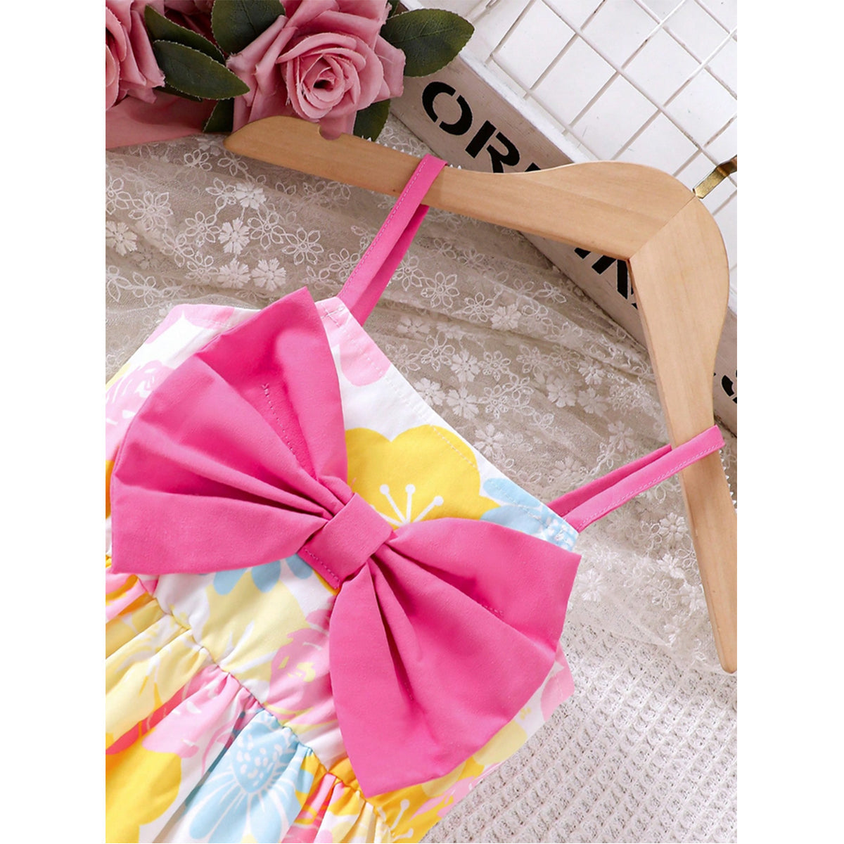 Baby Girl's Floral & Rainbow & Princess Dresses_Frocks (Combo Pack 3) for Kids.