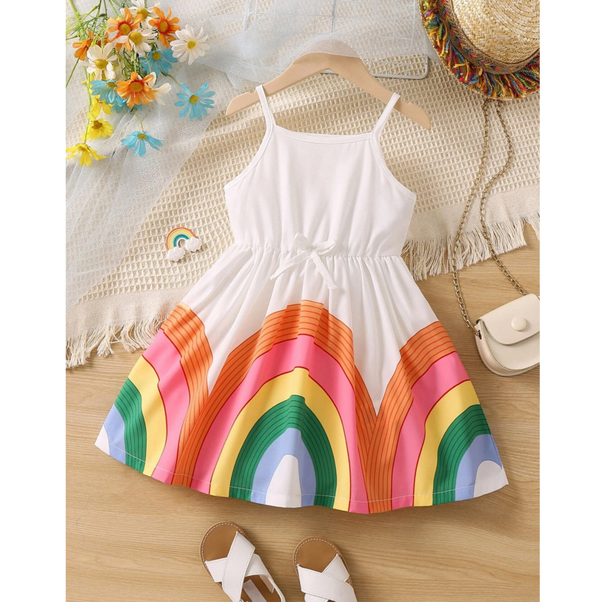BabyGirl's Cotton Multicolor Designer Frocks & Dresses (Combo Pack Of 5) for Kids.