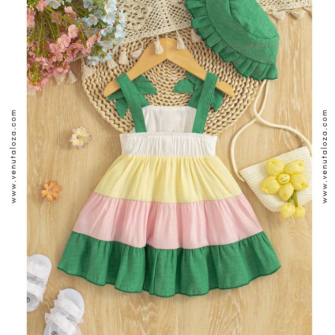 BabyGirl's Floral Dresses_Frocks (Combo Pack Of 3) for Kids.