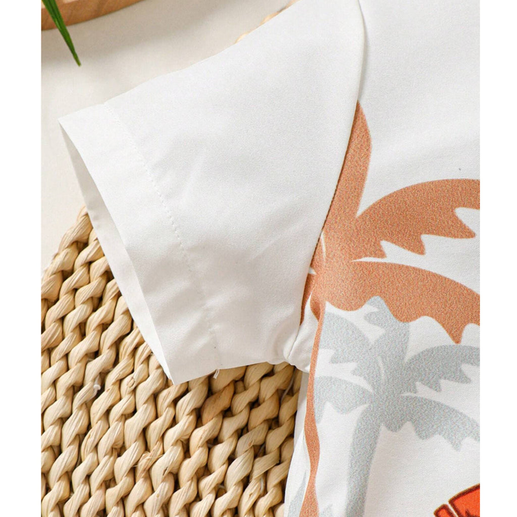 Venutaloza Panda & Jungal Theme (Combo Pack Of 2) Shirt & Shorts Without tee Two Piece Set For Boy & Girls.