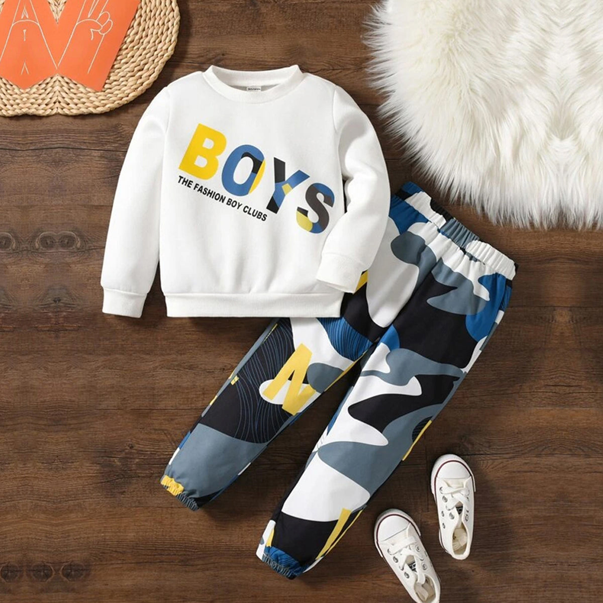 Venutaloza Stylish Baby Set Good Boy & Colorblock Dinosaur  & Boys Letters (Combo Pack Of 3) T-Shirt & Pants.